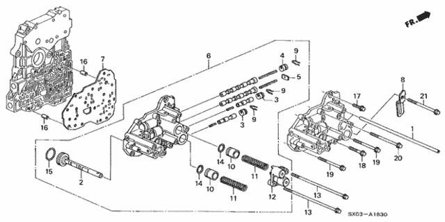 AT Servo Body (2.3L) for 1998 Honda Odyssey #0