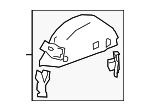 6160706140 - Body: Inner Wheelhouse for Lexus: ES250, ES300h, ES350 Image
