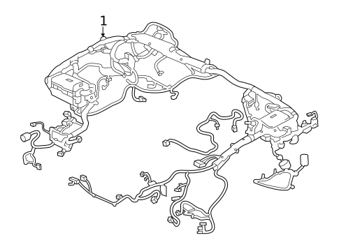 Wiring Harness for 2017 Jaguar XF #0