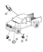 56029319AC - Electrical: Tire Pressure Sensor for Mopar Image