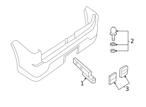 Tow Hook & Hitch for 2006 Lincoln Navigator #0