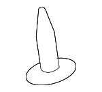 RYQ500070 - Body: Rocker Molding Retainer for Land Rover: Defender 110, Defender 130, Defender 90, Discovery, Discovery Sport, LR2, LR4, Range Rover, Range Rover Evoque, Range Rover Sport, Range Rover Velar Image