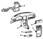 FA546035011 - Body: Crash Pad for Mazda: RX-7 Image