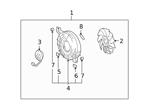Condenser, Compressor & Lines for 2006 Lexus GX470 #2
