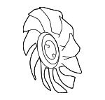 8845360010 - : Fan Blade for Lexus: GX460, GX470, LX470 Image