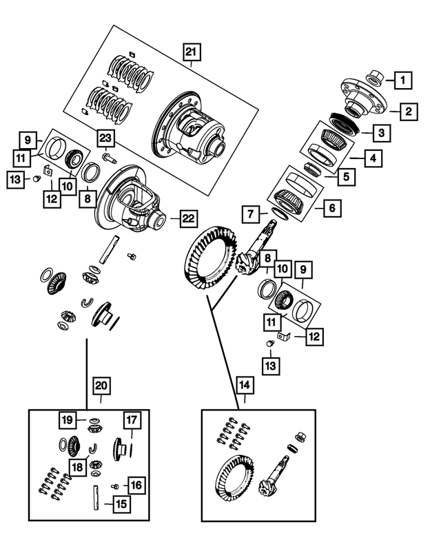 52111549AB - Rear Axle; Corporate 235 MM; Differential and Drive Line: Drive Pinion Bearing Shim for Mopar Image