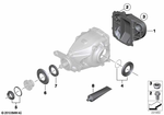 33117528319 - Rear Axle: Transmission Cover for BMW Image