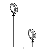 95510283901 - Cooling System: Idler Pulley Protector for Porsche: 718 Boxster, 718 Cayman, 718 Spyder, 911, Cayenne, Macan, Panamera Image
