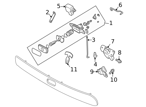Trunk for 2004 Volvo S40 #1