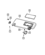 6NN29HL1AE - : Visor, Right for Mopar Image
