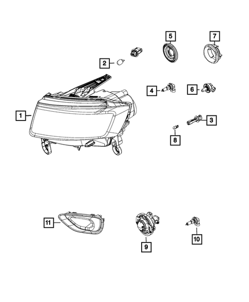 Lamps, Interior and Exterior for 2022 Jeep Grand Cherokee WK #2