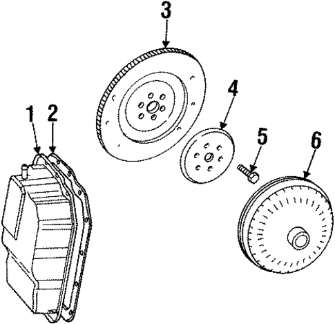 Transaxle Parts for 1997 Ford Contour #0