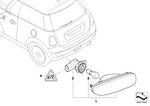 63242751708 - Lighting: Rear Fog Light, Right for Mini Image