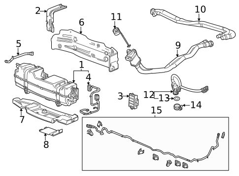 Emission Components for 2023 Cadillac Escalade #0