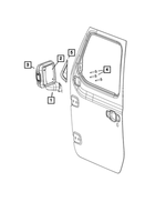 68313481AF - Doors, Door Mirrors and Related Parts: Outside Rearview Mirror, Left for Jeep: Gladiator, Wrangler Image