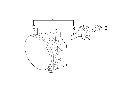 Fog Lamps for 2020 Mitsubishi Mirage G4 #0