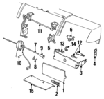 4451202 - Electrical: Headlamp Door for Chrysler: Imperial Image