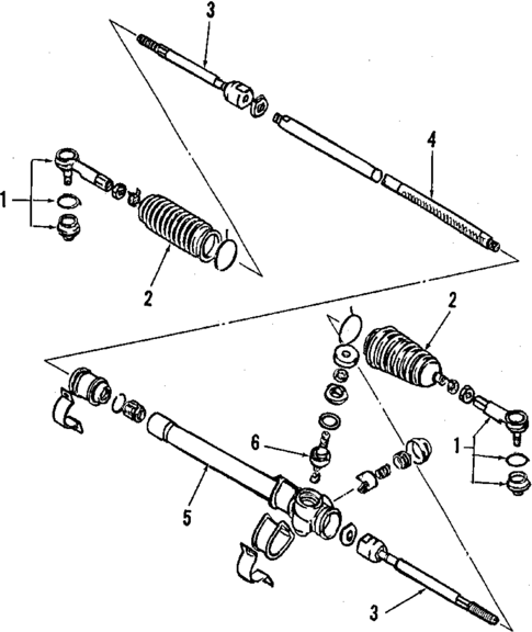 Steering Gear & Linkage for 1985 Chevrolet Sprint #0