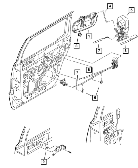 Rear Door for 2002 Dodge Durango #1