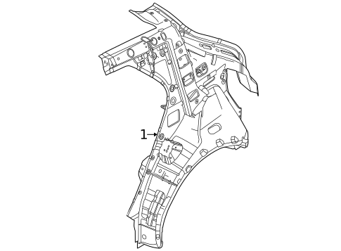 Inner Structure for 2023 Kia Niro #0