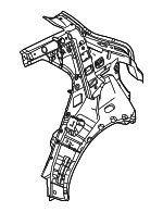 71601AO000 - Body: Inner Quarter Panel for Kia: Niro EV Image