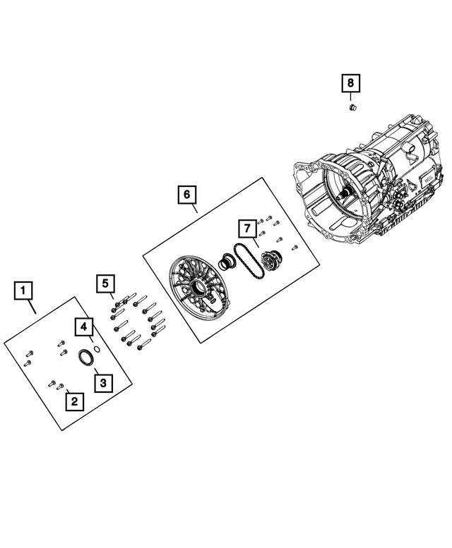 6510055AA - Transmission: Torx Flange Head Bolt for Mopar Image