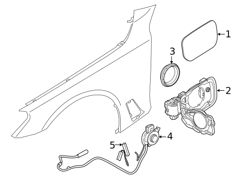 Fender & Components for 2022 BMW 530e #1