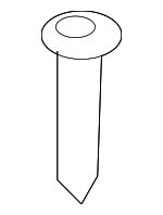 19123683 - Body: Headrest Guide for Buick: LaCrosse | Cadillac: CTS Image