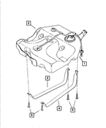 4879388AA - Fuel: Fuel Tank Heat Shield for Mopar Image