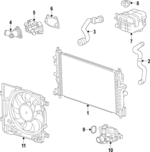21871 - Cooling System: ACDelcoâ„¢ Radiator for GM Image