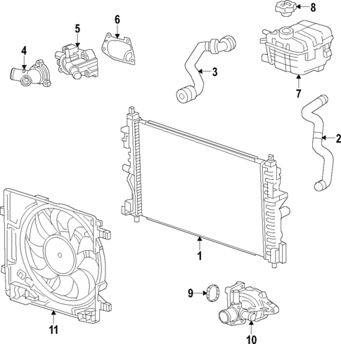 Cooling System for 2019 Chevrolet Silverado 1500 #41