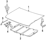 4440416 - Body: Hood for Chrysler: Town &amp; Country | Dodge: Caravan, Grand Caravan, Mini Ram Image
