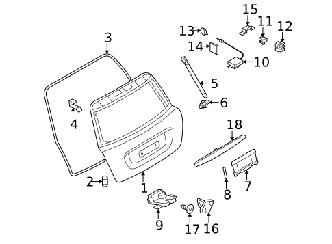 Liftgate for 2012 Mini Cooper #0