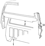 4335181 - Body: Upper Panel for Dodge: D100, D150, D250, D350, W100, W150, W250, W350 Image
