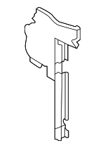 215586RA0C - Cooling System: Side Air Baffle for Nissan: Rogue Image