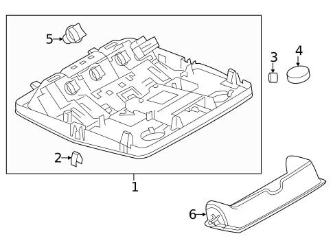 Overhead Console for 2019 Land Rover Discovery Sport #0