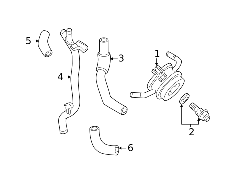 Oil Cooler for 2006 Toyota Tundra #0