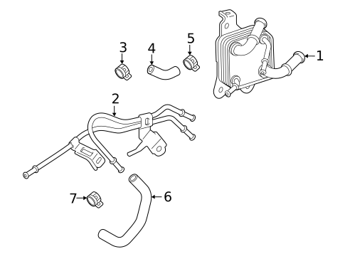 Oil Cooler for 2020 Toyota Avalon #0