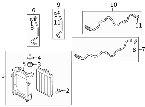 Oil Cooler for 2013 BMW X6 #0