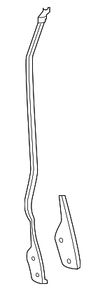 4KE839717A - Body: Front Weather-strip for Audi Image