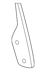 4KE839161 - Body: Front Weather-strip Bracket for Audi Image