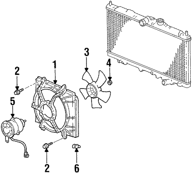 19030P8AA01 - : Fan Motor for Acura Image
