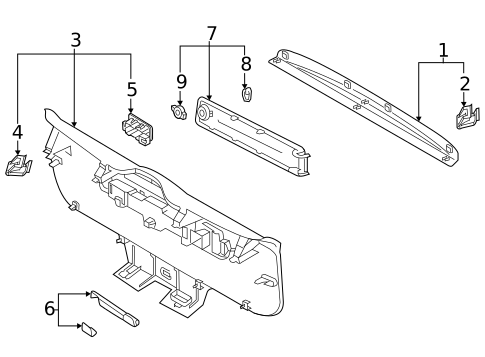 Interior Trim for 2022 Volvo XC60 #0