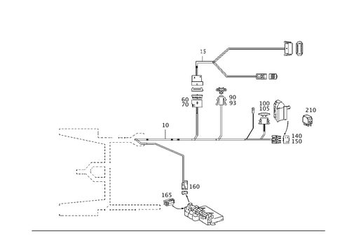 Remote Trunk Release for 2003 Mercedes-Benz S55 AMG #0