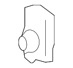 NJ108062 - Body: Upper Support Nut for Land Rover: Defender 90, LR2 Image