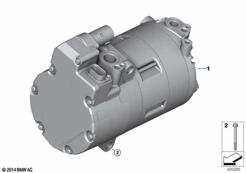 Compressor, Magnetic Clutch for 2017 Mini Cooper SE ALL4 #0