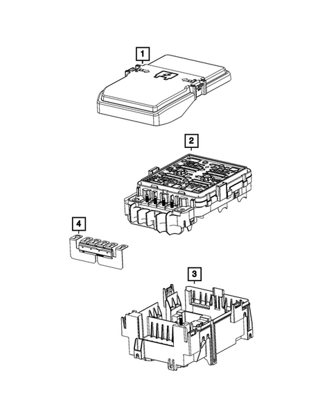 Power Distribution, Fuse Block, Junction Block, Relays and Fuses for 2026 Chrysler Pacifica #3
