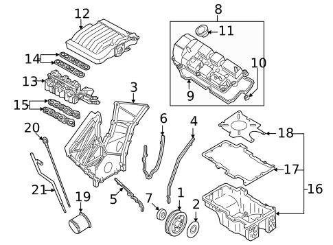 Intake for 2001 Mazda MPV #0