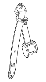 EVL105030LNF - Electrical: Belt &amp; Retractor for Land-Rover Image