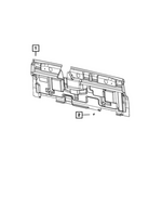 68592824AA - Interior Trim: Panel Inner Silencer for Ram: 2500, 3500 Image